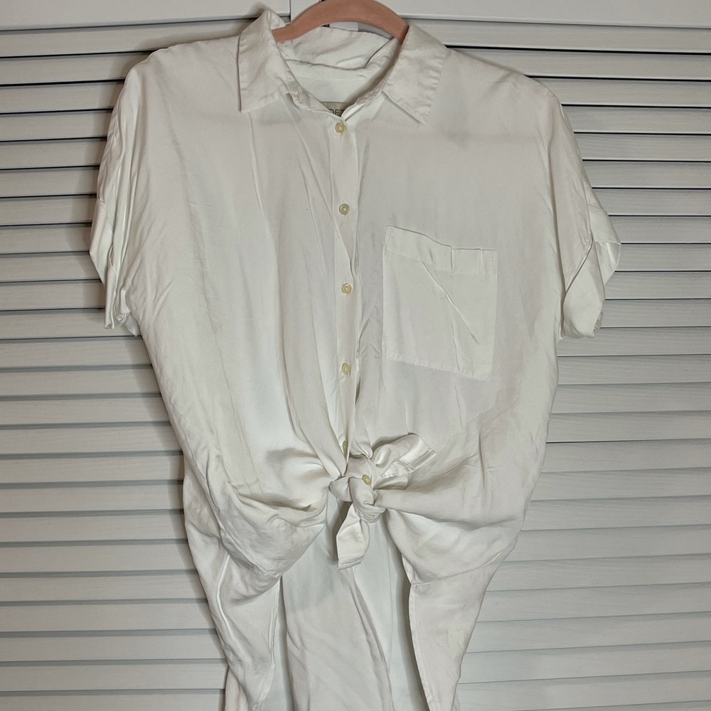 Loft white shirt